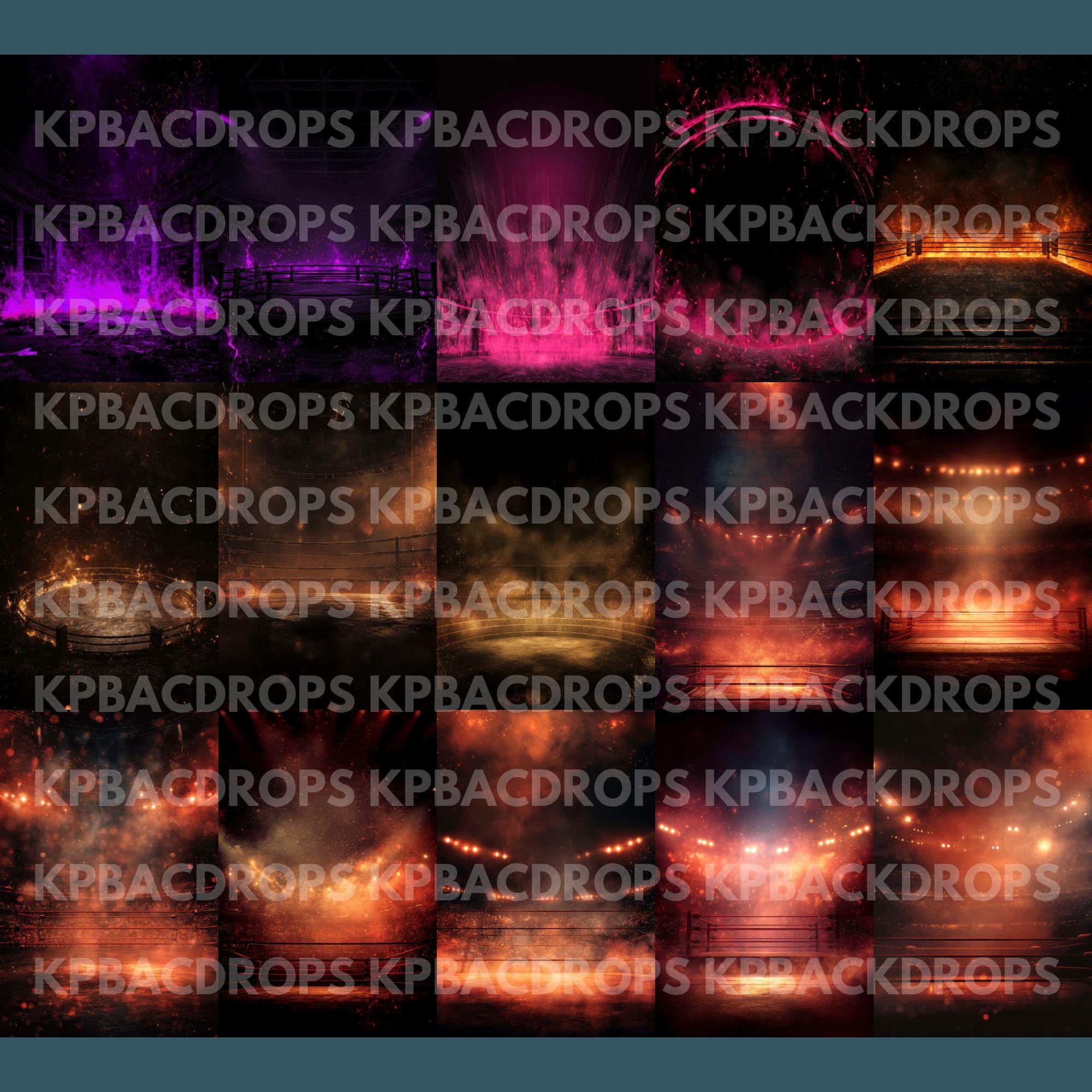 150 Sport Fighting Backdrop Overlays Pack - Etsy