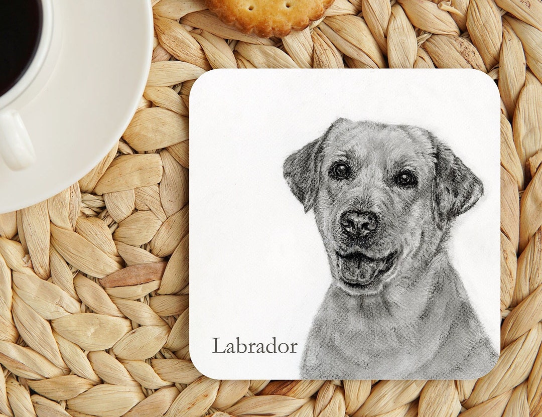 Labrador Coasters Labrador Coaster - Etsy