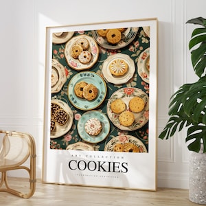 Any colour - Cookies - Bakery Print - Bakery poster - Bakery Art - Kitchen print - Cafe art - Any Size