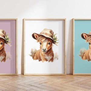 Cualquier color - Palomino Foal Print - Cartel de Palomino Foal - Baby Animal Print - Baby Animal Poster - Nursery Art - Animal Art - Cualquier tamaño