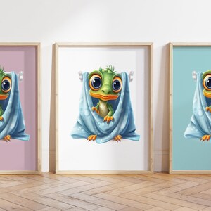 Cualquier color - Impresión de dinosaurio bebé - Cartel de dinosaurio bebé - Impresión de animales bebé - Cartel de animales bebé - Arte infantil - Arte animal - Cualquier tamaño