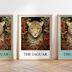 Cualquier color, Impresión de jaguar, Póster de jaguar, Arte de jaguar, Impresión de vida silvestre, Cualquier tamaño