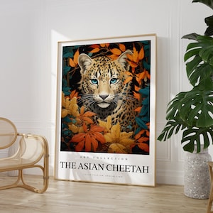 N'importe quelle couleur - L'impression de guépard asiatique - L'affiche de guépard asiatique - L'art de guépard asiatique - L'impression de guépard - toutes les tailles