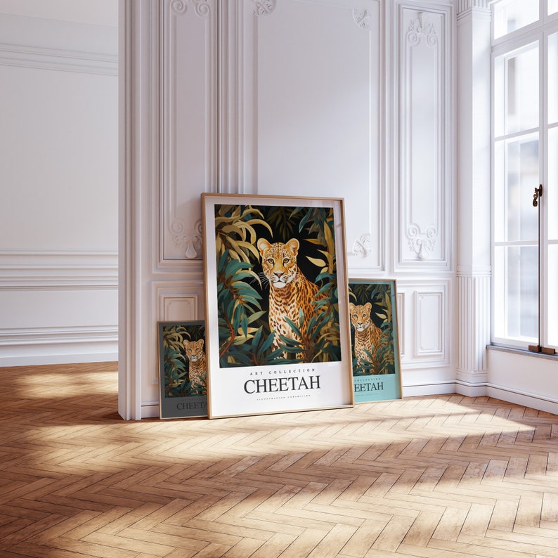 Any Colour - the Cheetah Print - the Cheetah Poster - Vintage Print ...