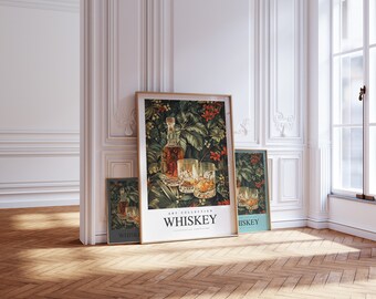 Buy Any Colour Whiskey Print Whiskey Drink Poster Whiskey