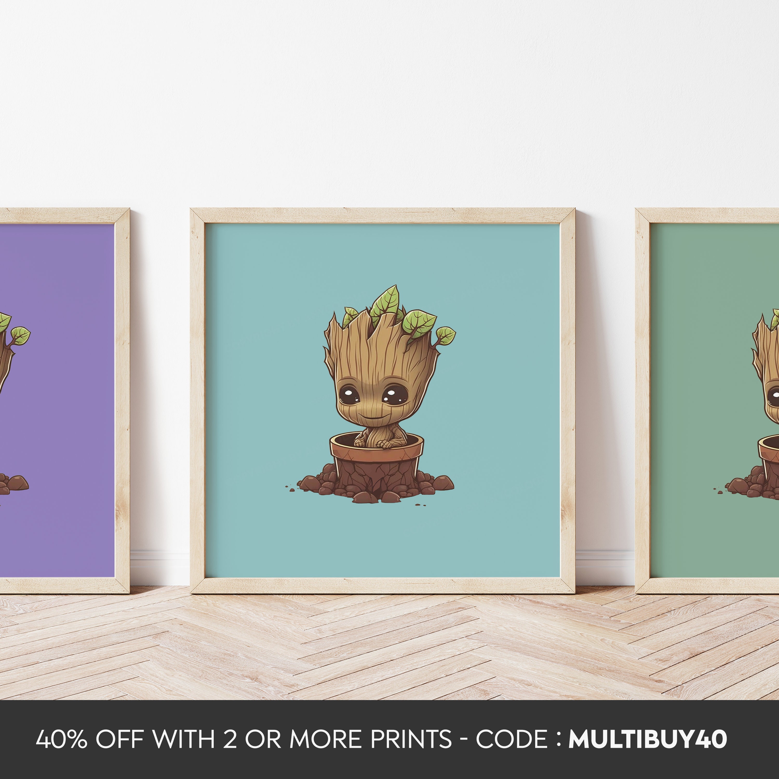 Disney Guardians Of The Galaxy Baby Groot Funny Poster And Print