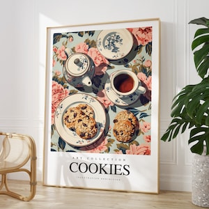 Any colour - Cookies - Bakery Print - Bakery poster - Bakery Art - Kitchen print - Cafe art - Any Size