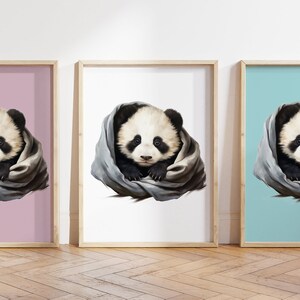 Cualquier color - Baby Panda Print - Cartel de Baby Panda - Baby Animal Print - Baby Animal Poster - Nursery Art - Animal Art - Cualquier tamaño