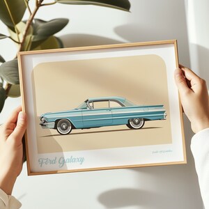 Chevrolet Impala landscape print, Chevrolet poster, Chevrolet wall art, Chevrolet painting,Chevrolet print in multiple sizes, Gift
