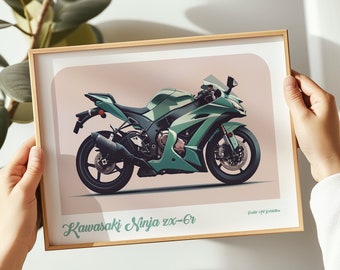 絵画 （6） 絵（原画）#6 絵（原画）#6 Kawasaki Ninja ZX-6R by