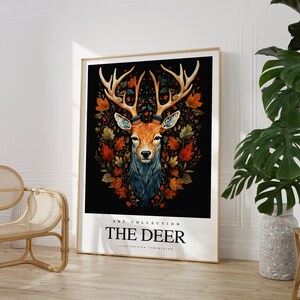 Any colour  - The Deer Print - Deer poster - Deer Art - Deer print - Any Size