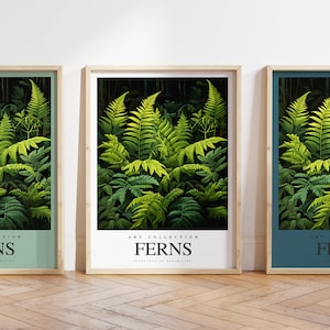 Jede Farbe - Farn Druck - Farn Blatt Poster - Farn Art - Vintage Druck - Jede Größe