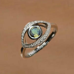 Sultanite Ring Sultanite Diaspore Colors Change Ring Colours Changing Ring Bride Sultanite Ring Turkey Sultanite Vintage Sultanite Ring