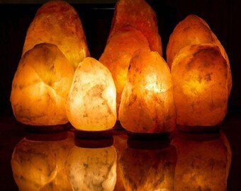 100% Genuine Himalayan Salt Lamp - Natural Wellness Gift, Holistic Home Décor, Table Lamp