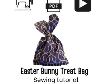 Tutoriel de couture du sac à friandises lapin de Pâques