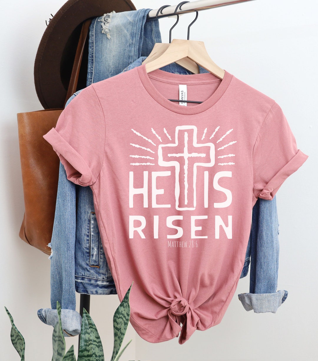 Easter Is For Jesus Graphic Fleece Sweatshirts. main image 1
