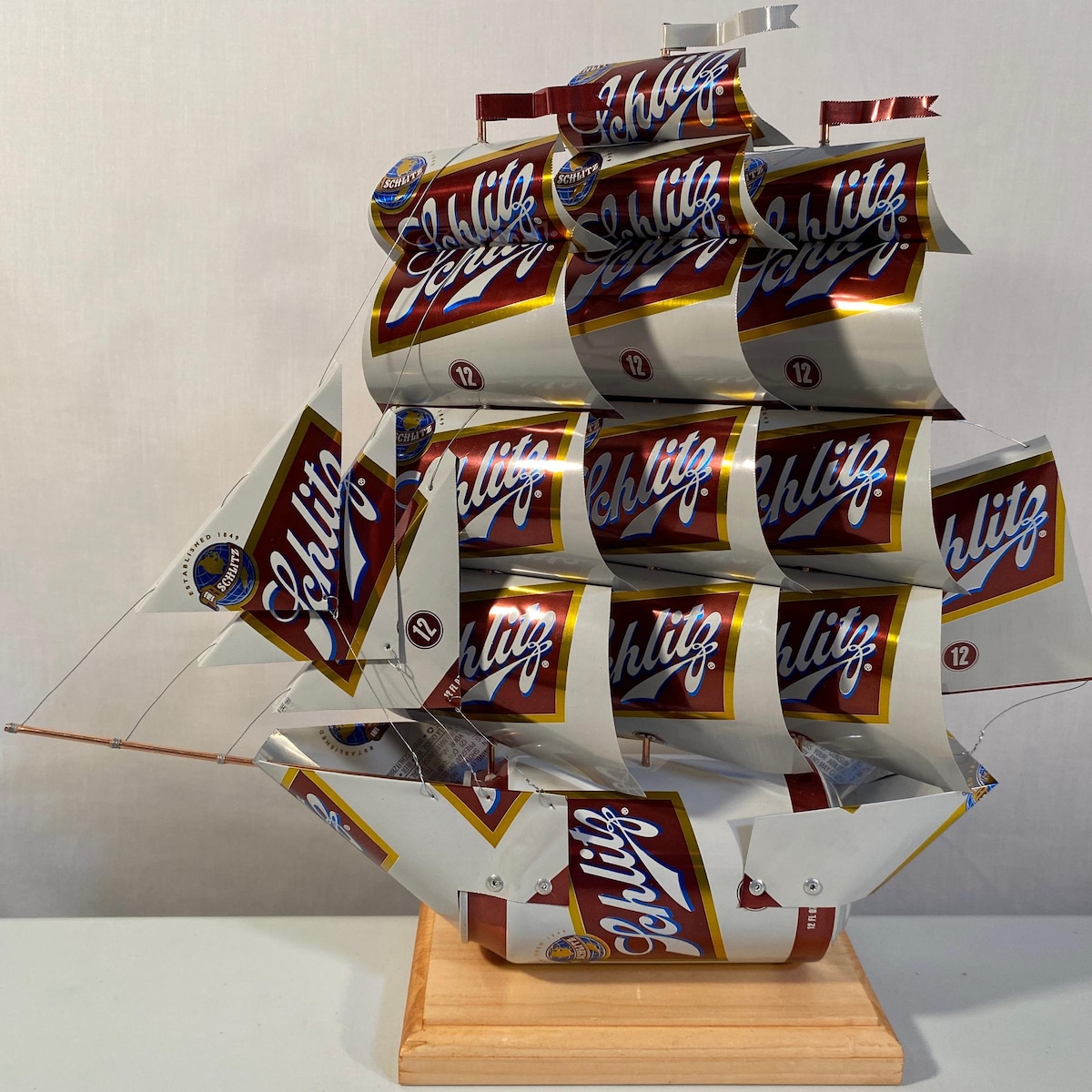 Schlitz Beer Can Ship - Etsy