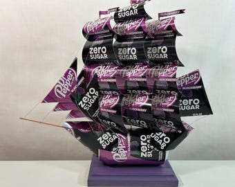 Dr Pepper Blackberry Zero Sugar Soda Can Ship
