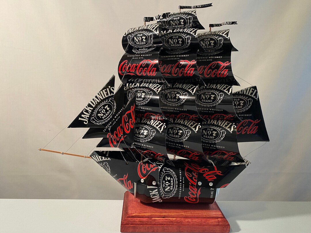 Jack Daniel's Coca-cola Can Ship - Etsy