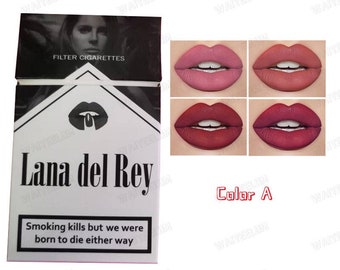 Lana Del Rey Collectible Lipstick Set,Lana Del Rey Style Lipsticks ,Lana Del Rey Poster Box