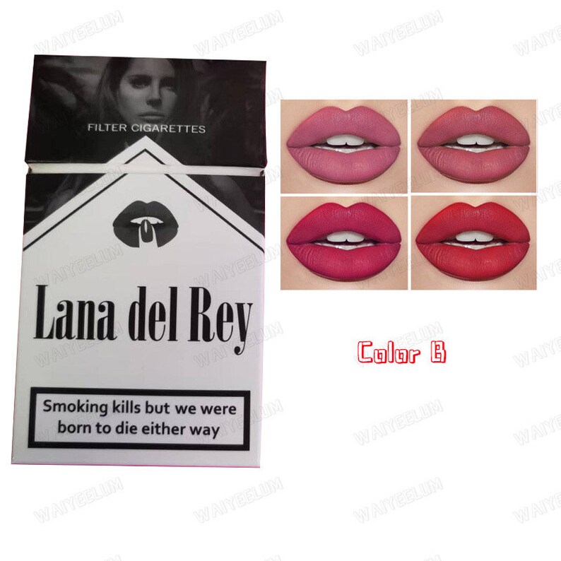 Lana Del Rey Sammler Lippenstift Set, Lana Del Rey Style Lippenstifte, Lana Del Rey Poster Box B
