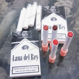 Lana Del Rey Sammler Lippenstift Set, Lana Del Rey Style Lippenstifte, Lana Del Rey Poster Box Bild 7