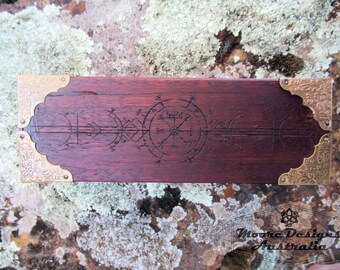 Elder Futhark Wooden Rune Dice  boxed Set, Rune Display Box, Elder Futhark Runes, Dice Runes, Rune Case, Divination Runes, Nordic runes