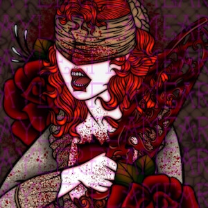 Dead by Daylight inspired &quot;The Nurse&quot; 11&quot; x 17&quot; Matte Print