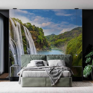 Papier peint cascade pour la chambre 6