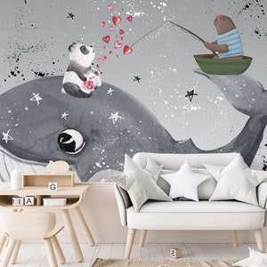 Wallpaper for a children's room, Emma Style 1