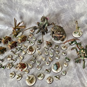 Chaos Daemons Nurgle Pro Painted Army. OPP and Forgeworld items.
