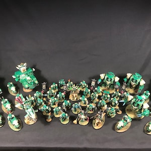 CUSTOM ARMY SAMPLE - Space Marines Dark Angels successor chapter &#39;Freres du Lion&#39;