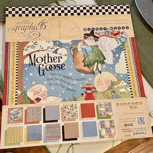 Graphic 45 12 X 12 Papierpackung Mother Goose