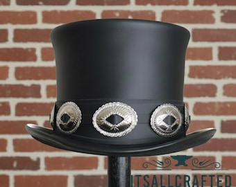 オーストラリア製のハンドクラフト ブラックレザー スラッシュ