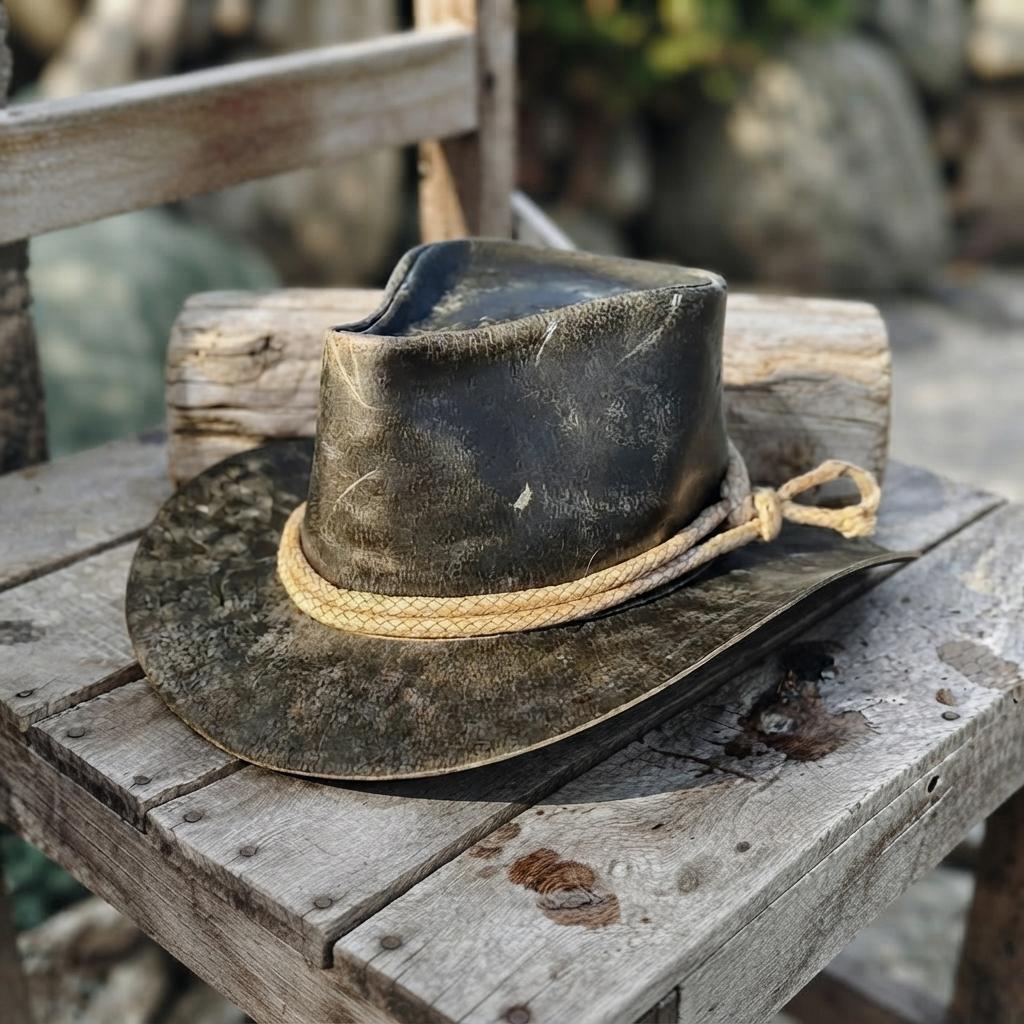 EL RODEO カウボーイハットアンティーク レザーハット メキシコ製 カウボーイハット - Etsy 日本