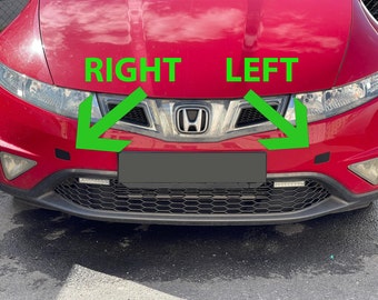 Honda Civic 8th Front Tow Eye Cover Bumper Insert FN2 8g Mk8 VIII Euro 2006 2011 Etsy