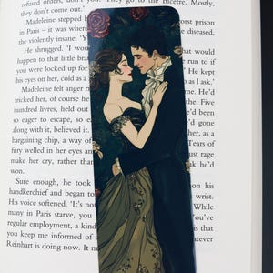 Love couple romantic bookmark - Classic romance bookmark - Book lover gift - Romance reader gift - id0235