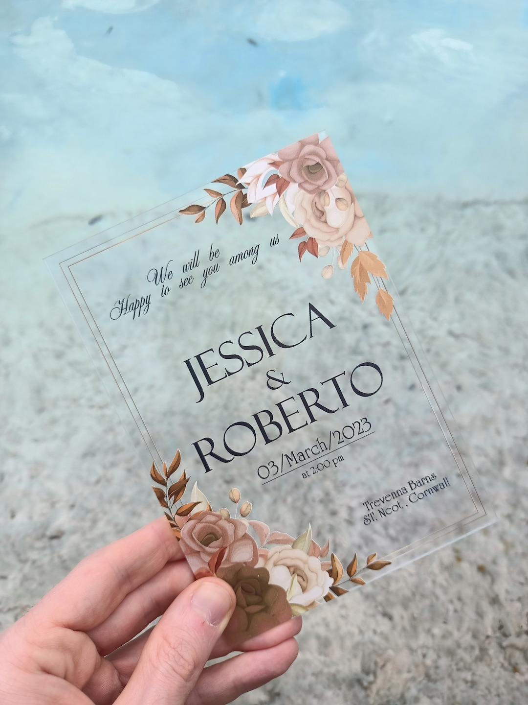 Luxury Invitations Acrylic Wedding Invitations Acrylic Invitation