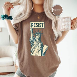 Liberal Resist Shirt, Anti Trump Tshirt, Resist Trump T-shirt, Liberal Shirt, Feminist Tee, 4th of July, Protest Shirt, Activist Political