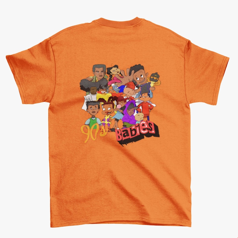 Vintage 90s Babies T-Shirt Featuring Iconic Black Cartoon Characters Retro Nostalgia Tee image 5