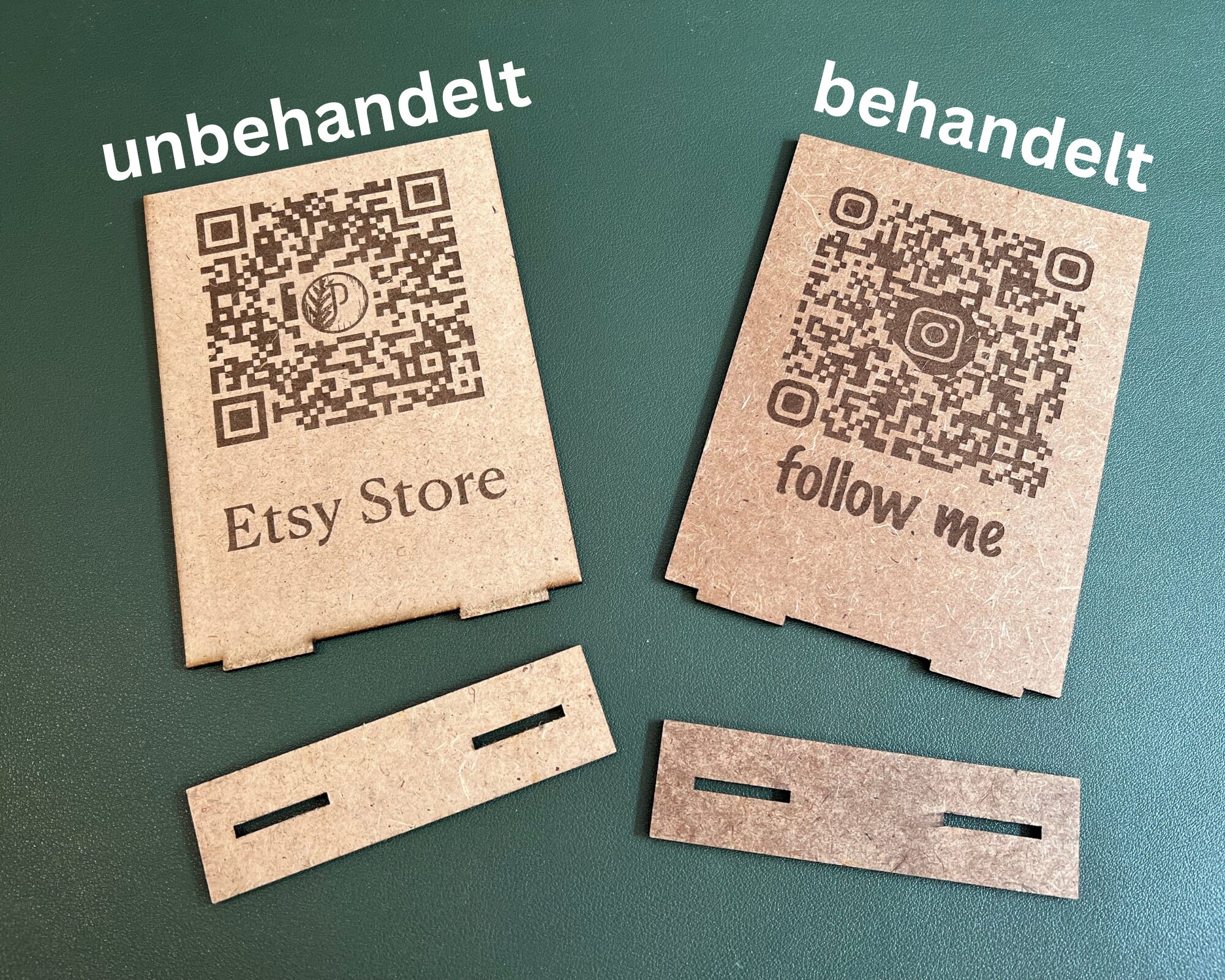 Wooden QR Code Stand QR Code Stand Wooden Sign Stand Qrcode Etsy UK