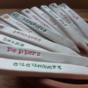 Seed markers plant labels herb markers. Garden decor. Allotment accessories. image 3