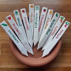 Seed markers plant labels herb markers. Garden decor. Allotment accessories. image 2