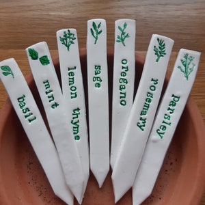 Seed markers plant labels herb markers. Garden decor. Allotment accessories. image 5