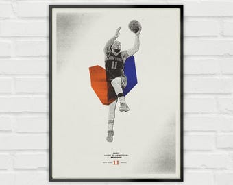 ジェイレン・ブランソン ニューヨーク・ニックス 直筆サイン入り写真