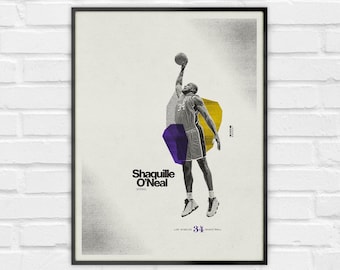 シャキール・オニール ポスター、NBA ポスター、スポーツ ポスター