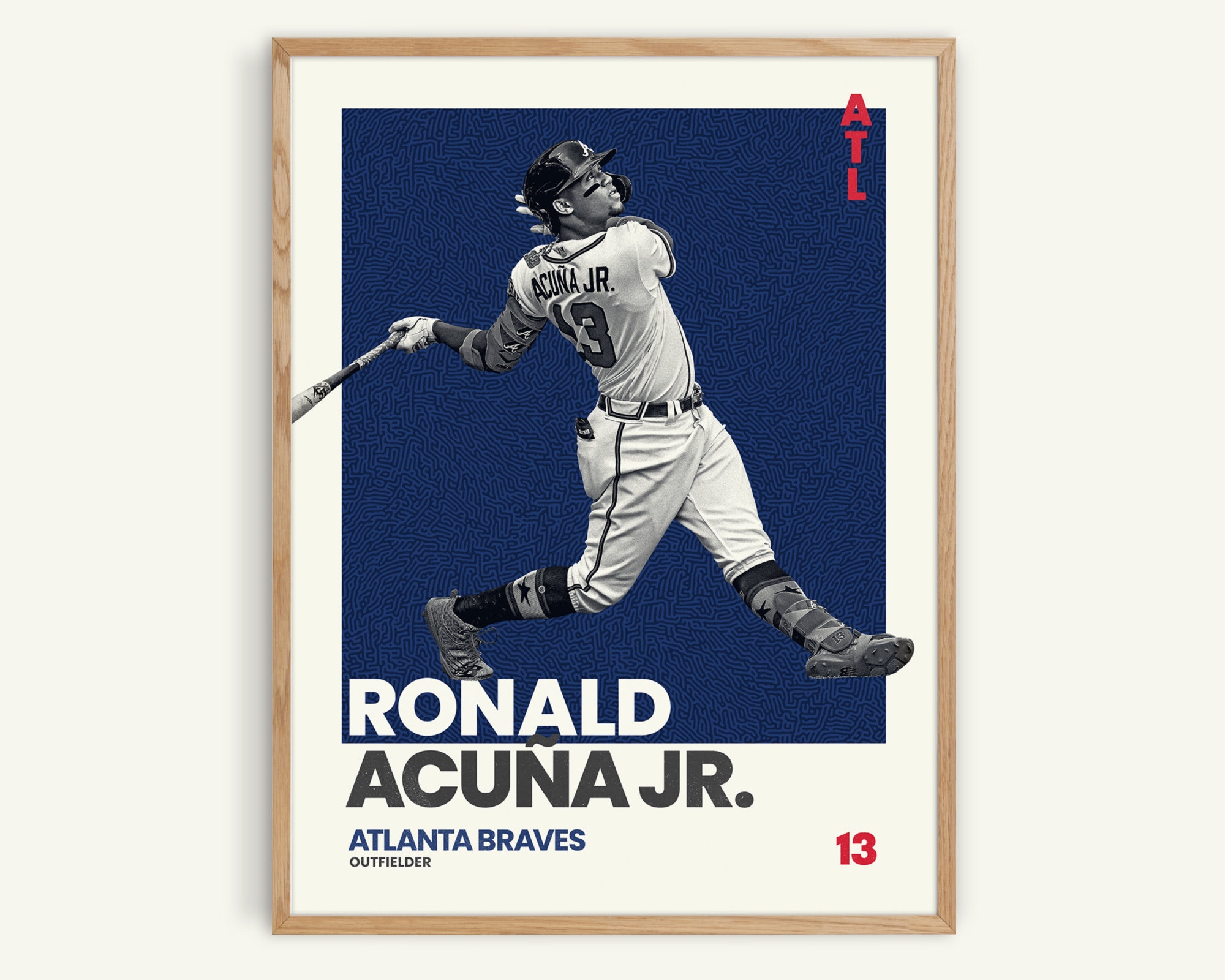 Atlanta Braves Ronald Acuna Jr. #13 White 2022 Champions Gold Program Jersey  - Cheap MLB Baseball Jerseys