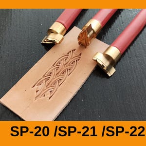 Leather stamp, Leather Craft Stamp, Leather Stamp Tools Set, Leather Tooling Supplies SP-020-