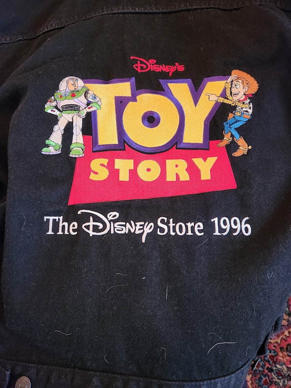 VTG 1996 Disney Store Toy Story Denim Jacket Mediu