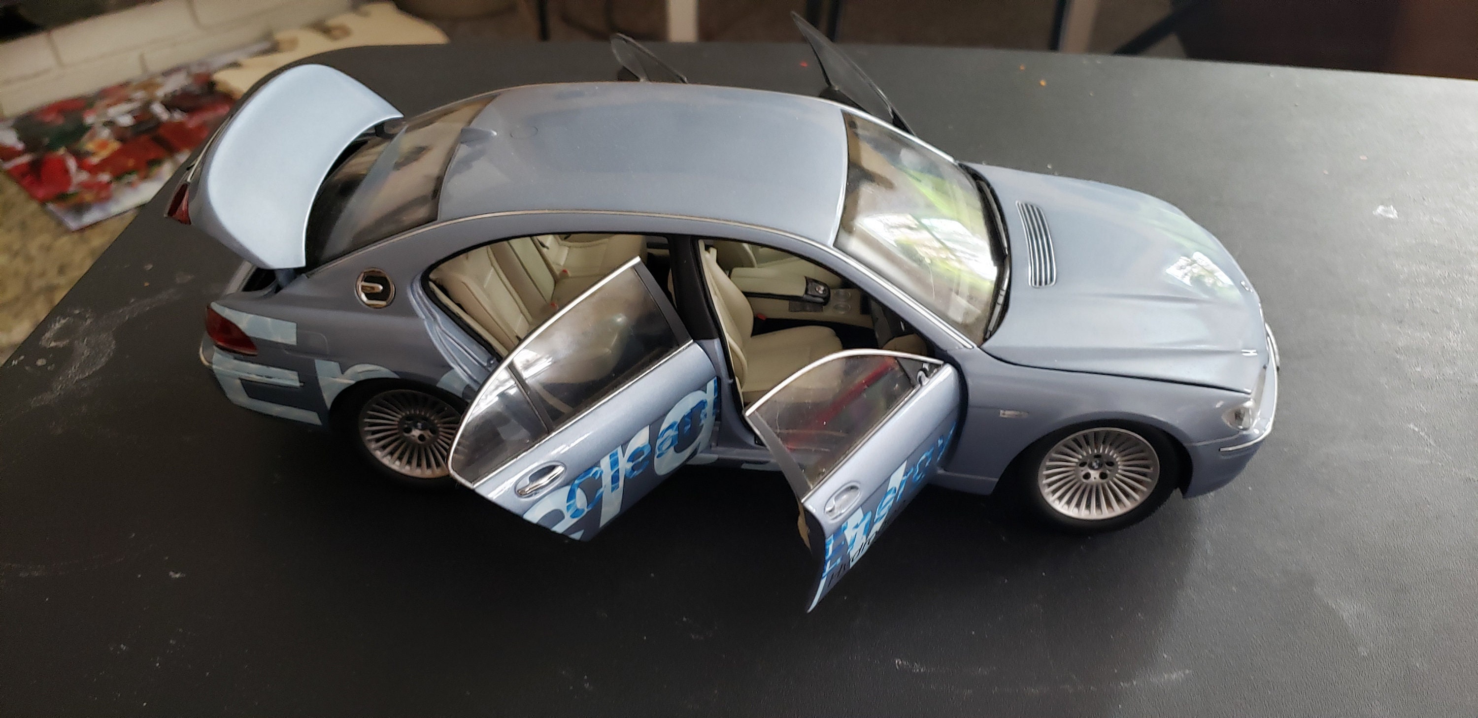 BMW 7 Series Hydrogen 7 Diecast Car Model 1:18 Silver by Kyosho - Etsy